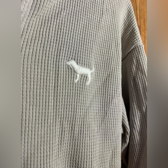 PINK Waffle Knit Long Sleeve Thermal - Picture 4 of 6